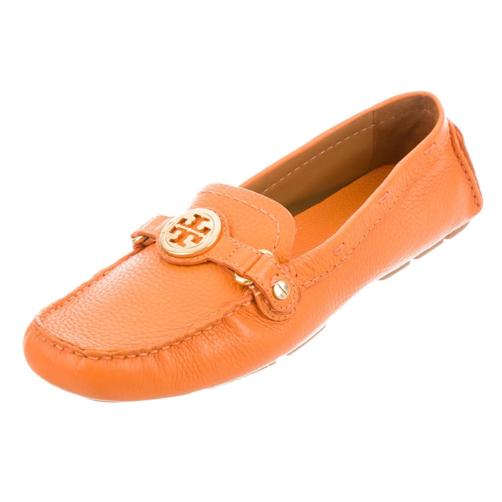 Tory Burch HARRISON Orange Driving Loafer 9.5